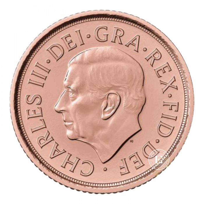 3.66 g Half Sovereign Charles III, Great Britain 2022