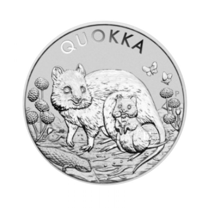 1 oz (31.10 g) silver coin Quokka, Australia 2023