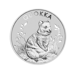 1 oz (31.10 g) Silbermünze Quokka, Australien 2023