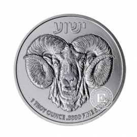 1 oz (31.10 g) srebrna moneta Truth Coin Series, Ram of Calvary, Niue 2023
