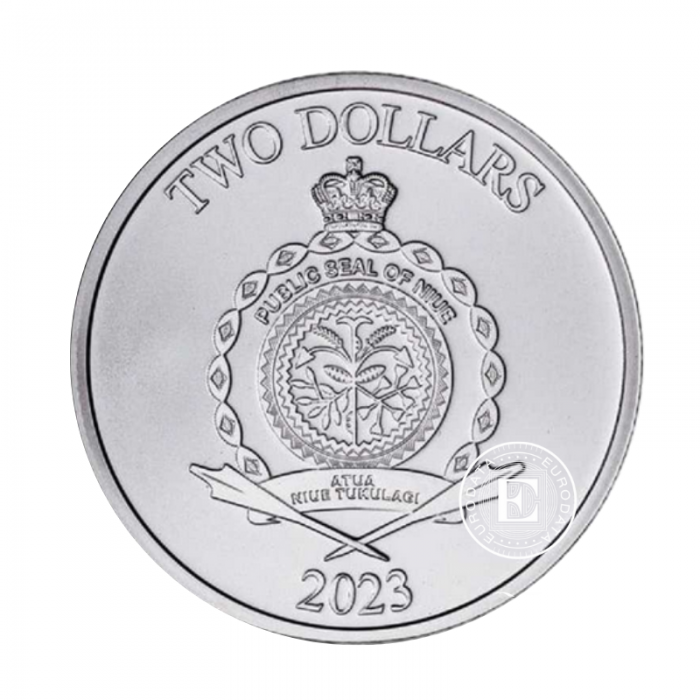 1 oz (31.10 g) sidabrinė moneta Truth Coin Series, Ram of Calvary, Niujė 2023   