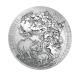 1 oz (31.10 g) srebrna moneta Rhinoceros, Rwanda 2012