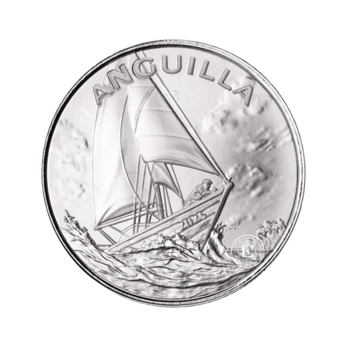1 oz (31.10 g) silver coin EC8 Anguilla – Regatta, Eastern Caribbean 2025