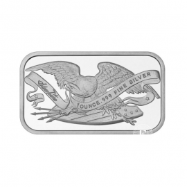 1 oz (31.10 g) sidabro luitas Retro Eagle, JAV 999