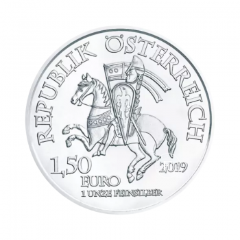 1 oz (31.10 g) silbermünze The 825th Anniversary of Robin Hood, Österreich 2019