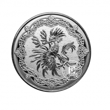 1 oz (31.10 g) sidabrinė moneta Sea Dragon, Samoa 2022
