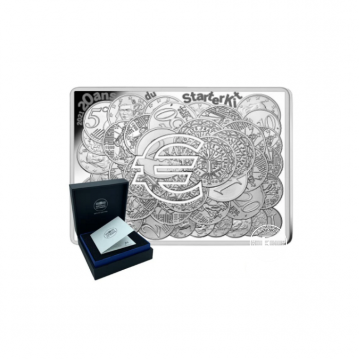 10 Eur (22.20 g) pièce PROOF d'argent Semeuse, France 2021 (avec certificat)