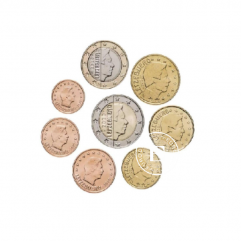 3.88 Eur apyvartinių monetų rinkinys, Liuksemburgas 2020
