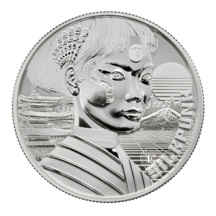 1 oz (31.10 g) pièce d'argent The Punk Universe - Silkpunk, Cameroun 2024