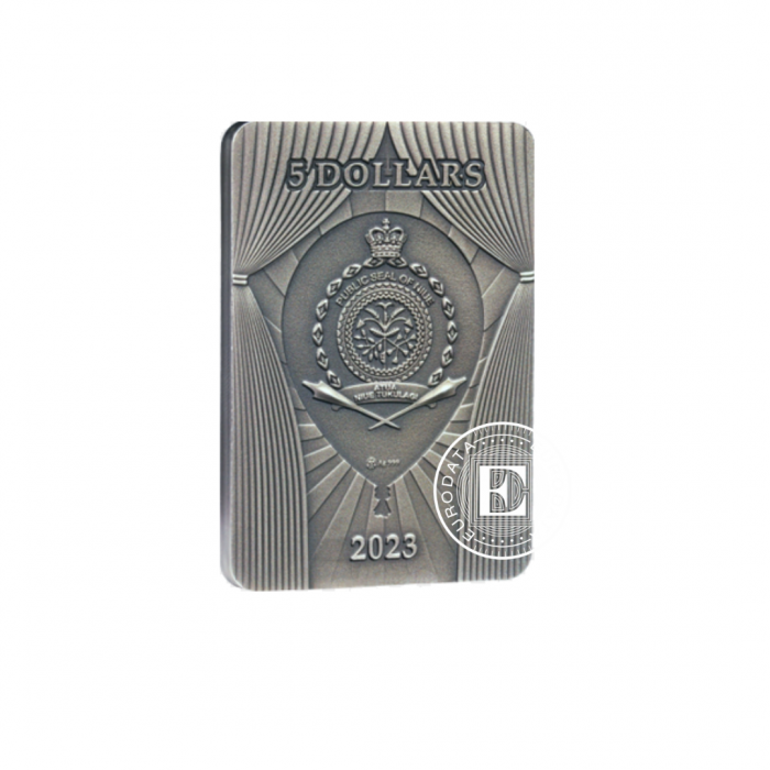 2 oz (62.20 g) Silbermünze Pastel Circus, Flying, Niue 2023 (mit Zertifikat)