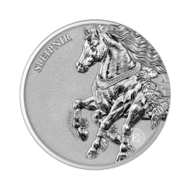 1 oz (31.10 g) sidabrinė moneta Germania Beasts - Sleipniras, Lenkija 2026