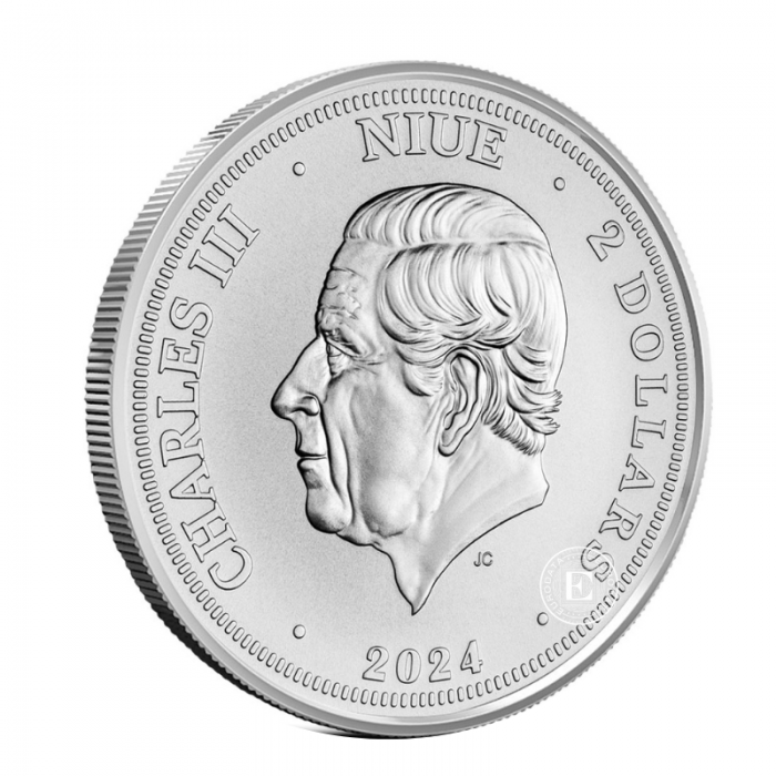 1 oz (31.10 g) pièce Aigle slovaque, Niue 2024
