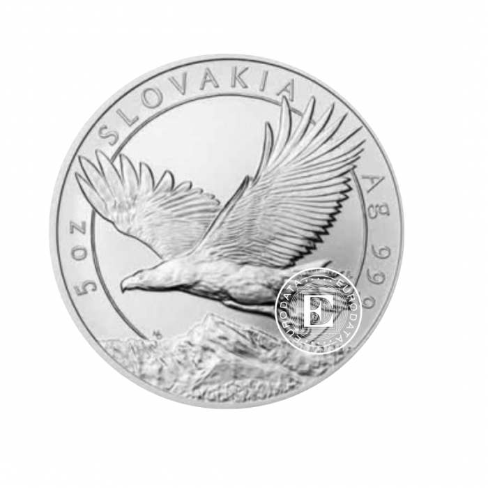 5 oz (155.5 g) pièce Aigle slovaque, Niue 2023