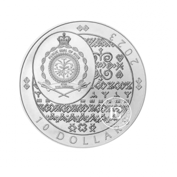 5 oz (155.5 g) pièce Aigle slovaque, Niue 2023
