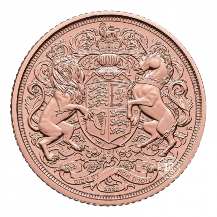 7.98 g sovereign Charles III, United Kingdom 2022