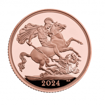 14.64 g suweren Król Karol III, Wielka Brytania 2024