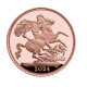 Auksinė moneta 7.32 g soverenas Karalius Charlesas III, Didžioji Britanija 2024