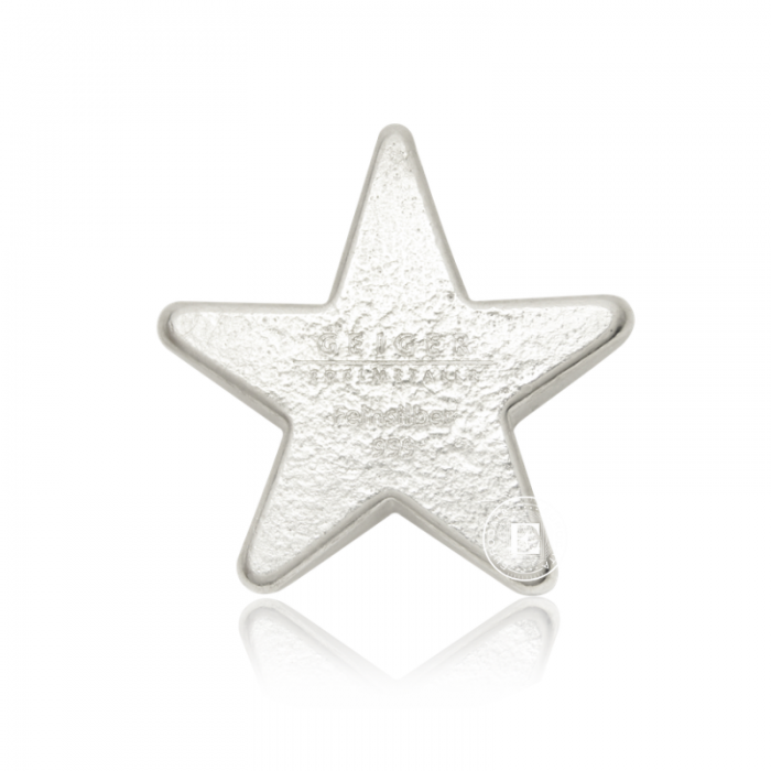 1 oz (31.10 g) sidabro luitas Žvaigždė, Geiger Edelmetalle 999