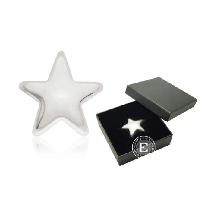 1 oz (31.10 g) sidabro luitas Žvaigždė, Geiger Edelmetalle 999