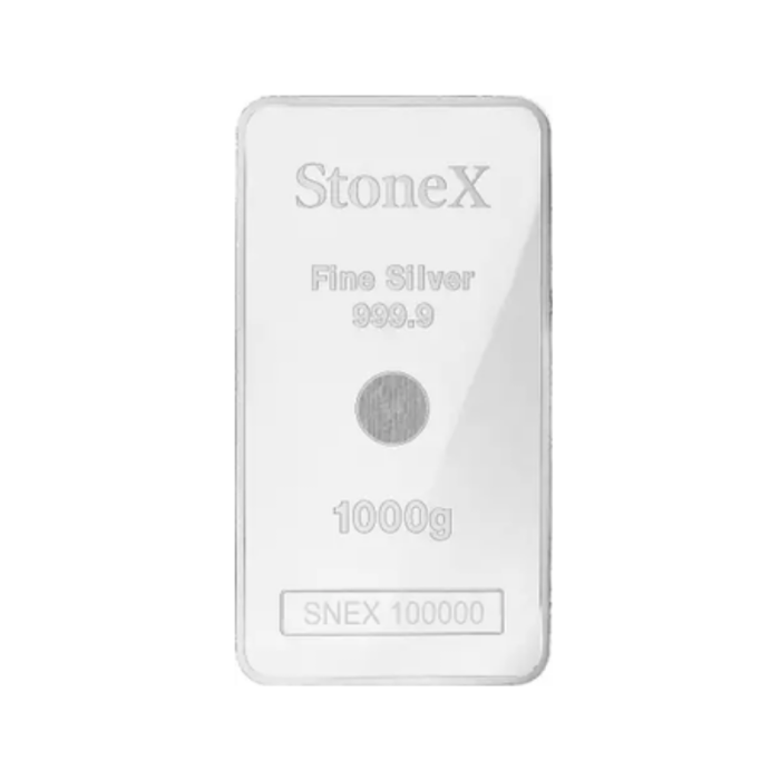 1 kg sidabrinė moneta - luitas Stone X 999.9