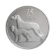 15 Eur (28.28 g) silbermünze PROOF  Irish Wolfhound, Irland 2012
