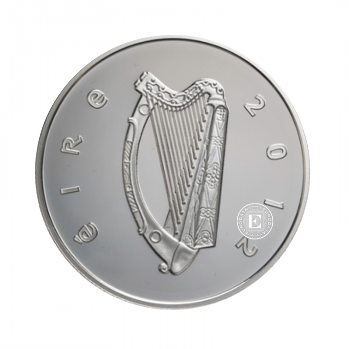 15 Eur (28.28 g) silbermünze PROOF  Irish Wolfhound, Irland 2012