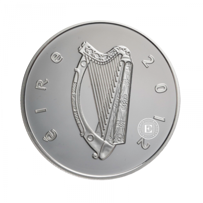 15 Eur (28.28 g) srebrna PROOF moneta Irish Wolfhound, Irlandia 2012