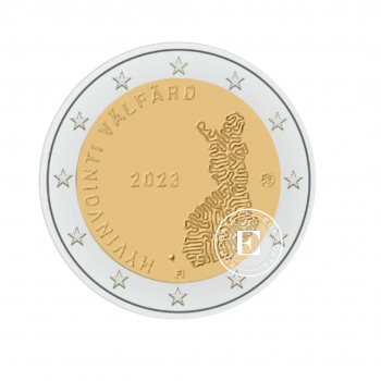 2 Eur moneta Socialinės ir sveikatos paslaugos, Suomija 2023