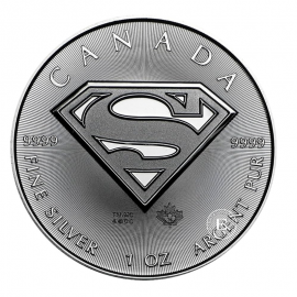 1 oz (31.10 g) sidabrinė moneta Superman, Kanada 2016
