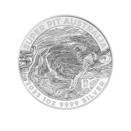 1 oz (31.10 g) sidabrinė moneta Super Pit, Australija 2023