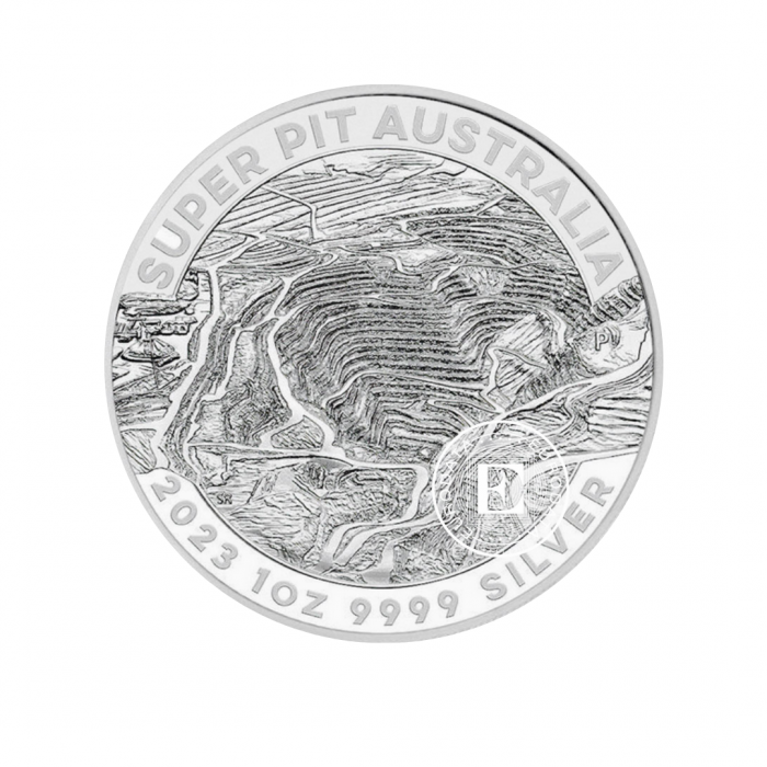 1 oz (31.10 g) Silbermünze Super Pit, Australien 2023