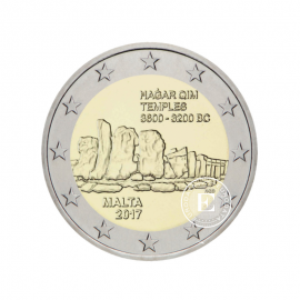 2 Eur moneta Świątynia Hagar Qim, Malta 2017