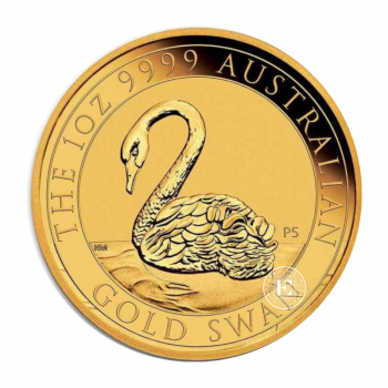 1 oz (31.10 g) auksinė moneta Australijos Gulbė, Australija 2021