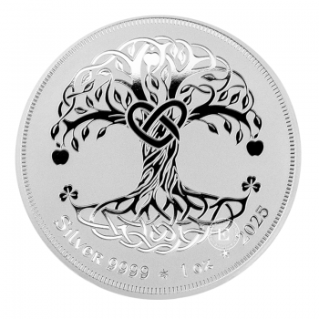 1 oz (31.10 g) sidabrinė moneta Sidabrinis gyvybės medis Tara, Vokietija 2025