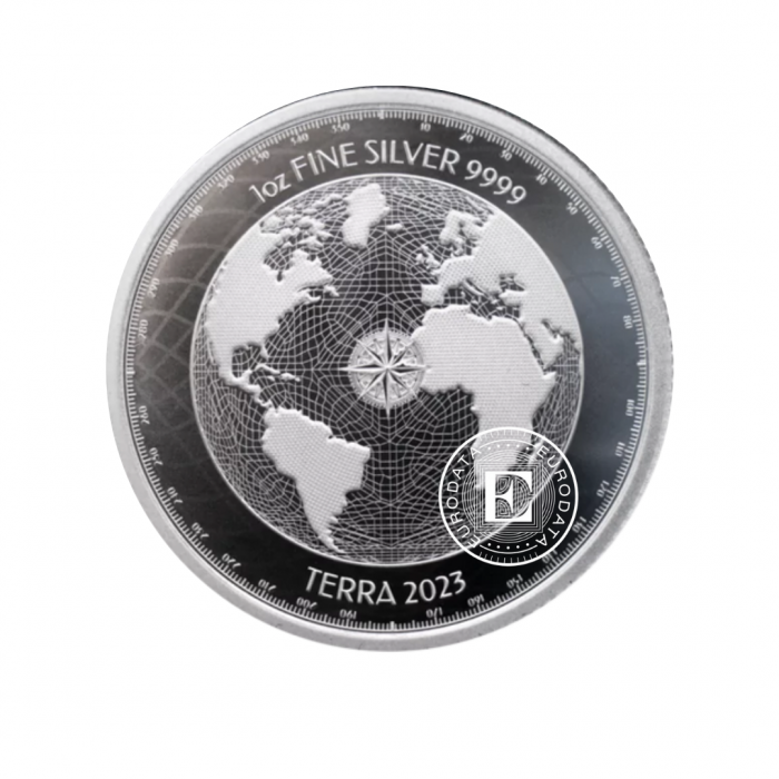 1 oz (31.10 g) pièce d'argent Terra, Tokelau 2023