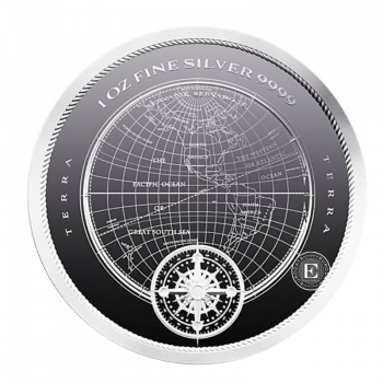 1 oz (31.10 g) sidabrinė moneta Terra, Tokelau 2025