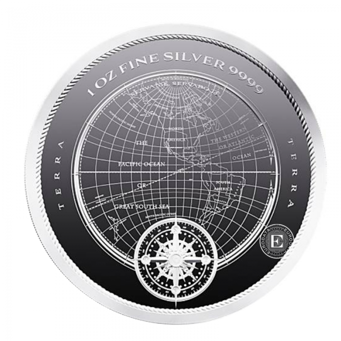 1 oz (31.10 g) silbermünze Terra, Tokelau 2025