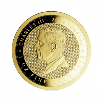 1 oz (31.10 g) auksinė moneta Terra, Tokelau 2024