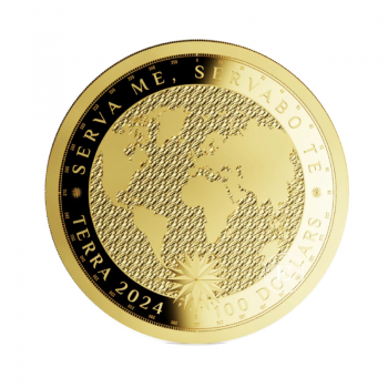 1 oz (31.10 g) złota moneta Terra, Tokelau 2024