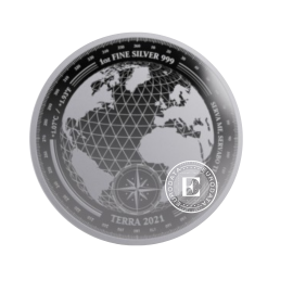 1 oz (31.10 g) srebrna moneta Terra, Tokelau 2021