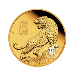 1/10 oz (3.11 g) Jahr des Tigers, Australien 2022