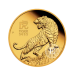 1/10 oz (3.11 g) auksinė moneta Tigro metai, Australija 2022
