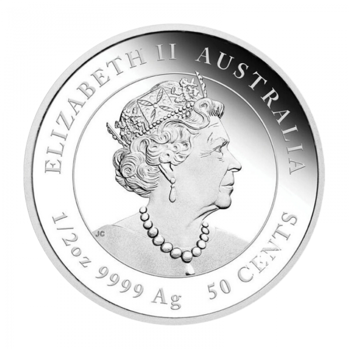 1/2 oz (15.55 g) Silbermunze  PROOF Year of the Tiger, Australien 2022
