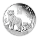 1/2 oz (15.55 g) Silbermunze  PROOF Year of the Tiger, Australien 2022