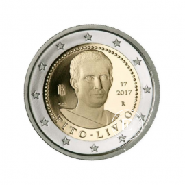 2 Eur Münze Titus Livius, Italien 2017