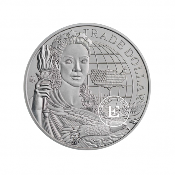 1 oz  (31.10 g) sidabrinė moneta Modern Trade Dollar, Saint Helena 2023 