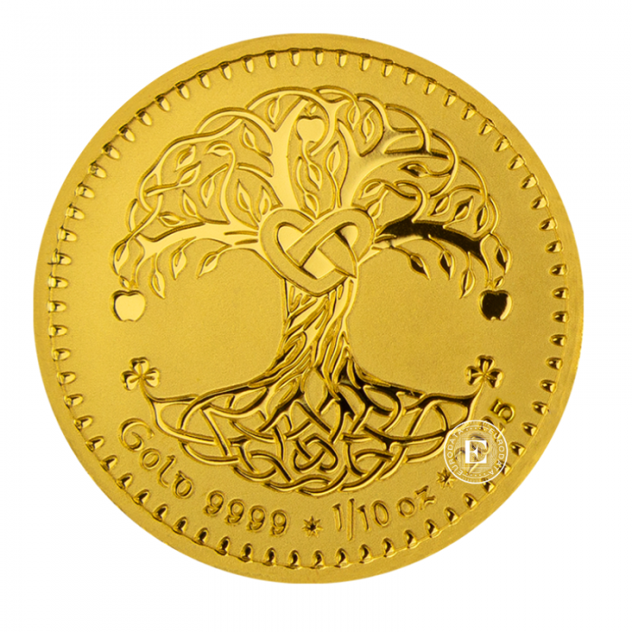 1/10 oz (3.11 g) goldmünze Gold tree of life Tara, Deutschland 2025