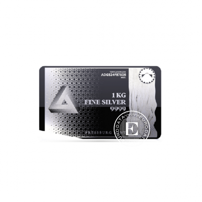1 kg  silber münzbar Triangle  Pressburg Mint 999.9
