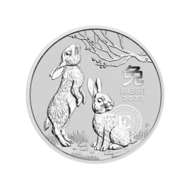 1 kg pièce d'argent Lunar III - Year of the Rabbit, Australie 2023