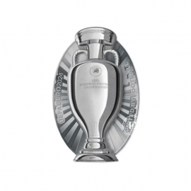 3 oz (93.30 g) pièce d'argent Trophy - UEFA Euro 2024, Îles Salomon 2024